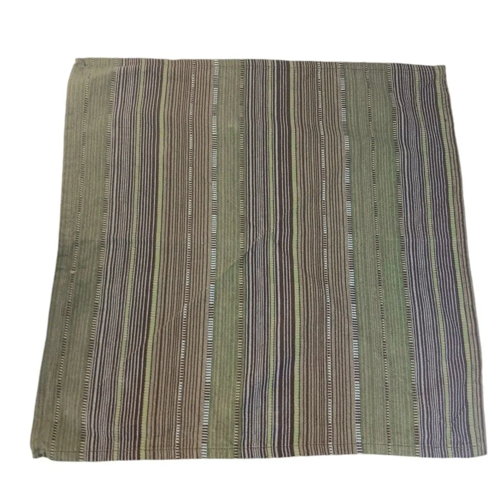 Napkins Brown and Green 100% Cotton 19